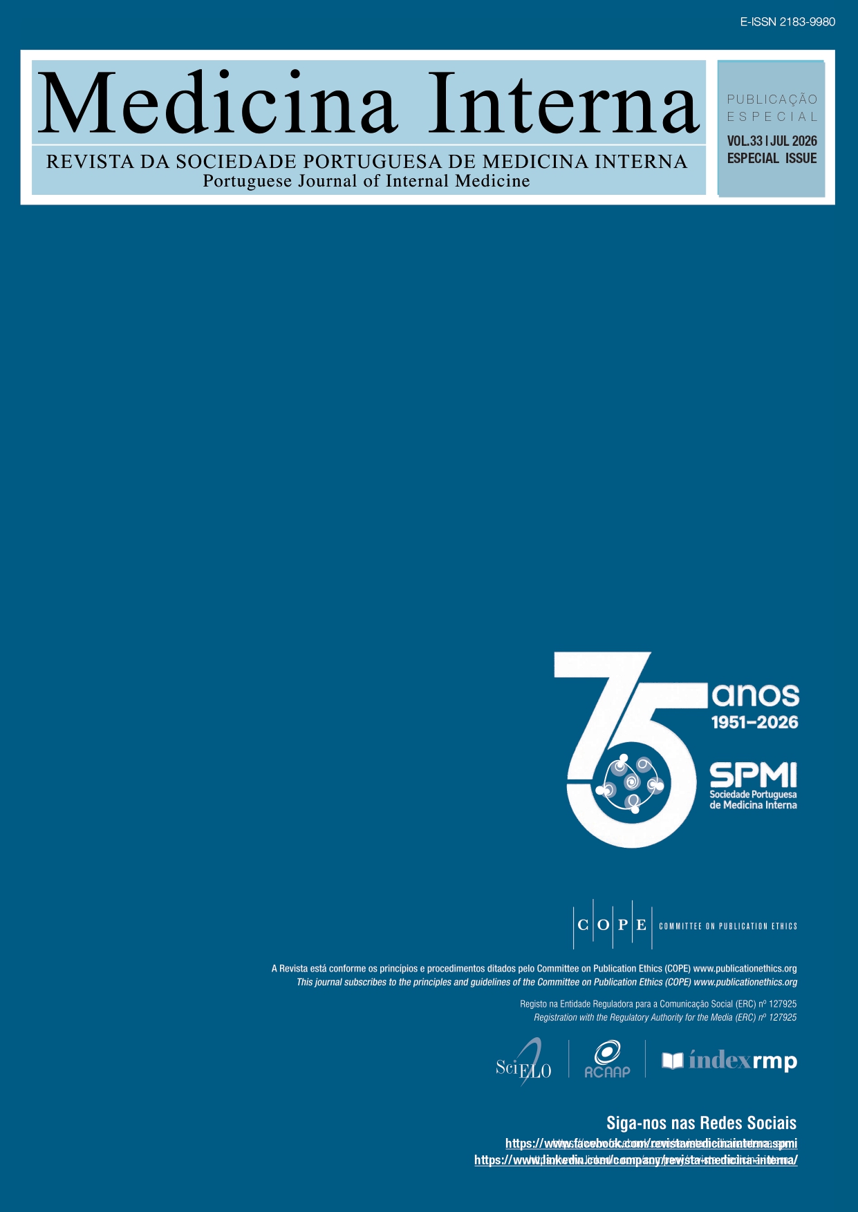 					View Vol. 33 (2026): Special Issue - Older Adults in the Emergency Department
				